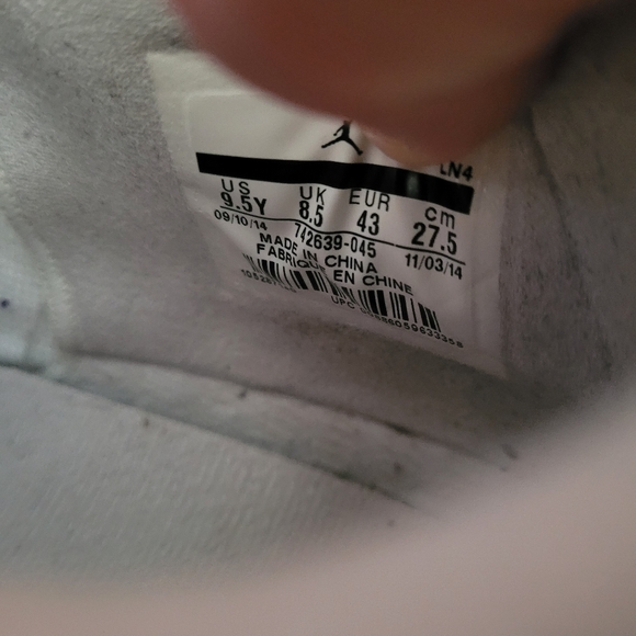 Air Jordan 4 Retro "Pearl" GS Size 9.5Y - Picture 7 of 11